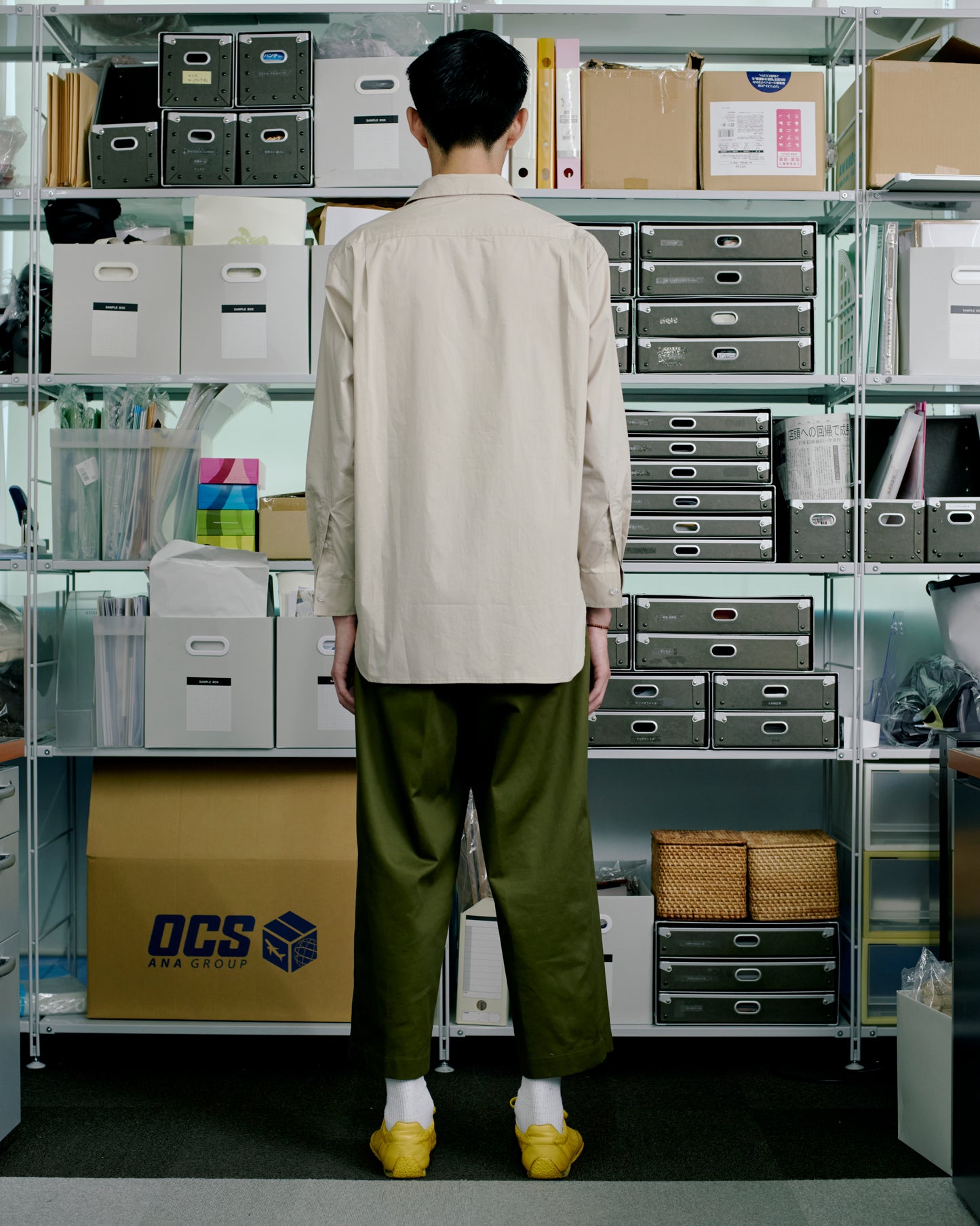 T/Cバイオエアフローチンストラップシャツ BEIGE OPTRICO04A