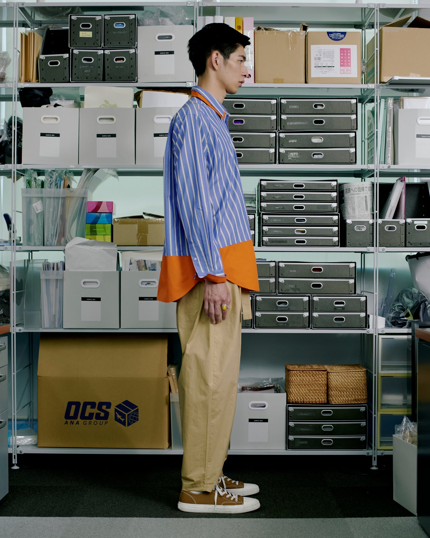タイプライターテーパードパンツ OPTRICO09TAPT